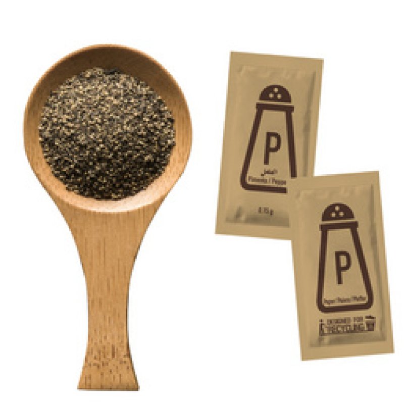 HELLMA Portion de poivre, emballé à l'unité, dans un carton