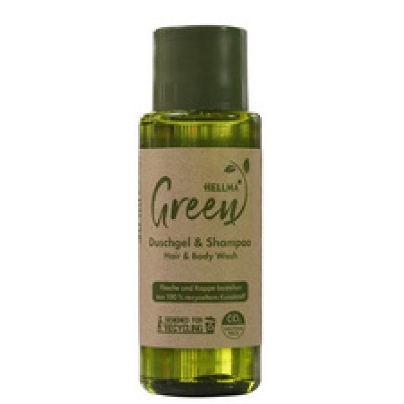 HELLMA Gel douche & shampoing Green, 30 ml