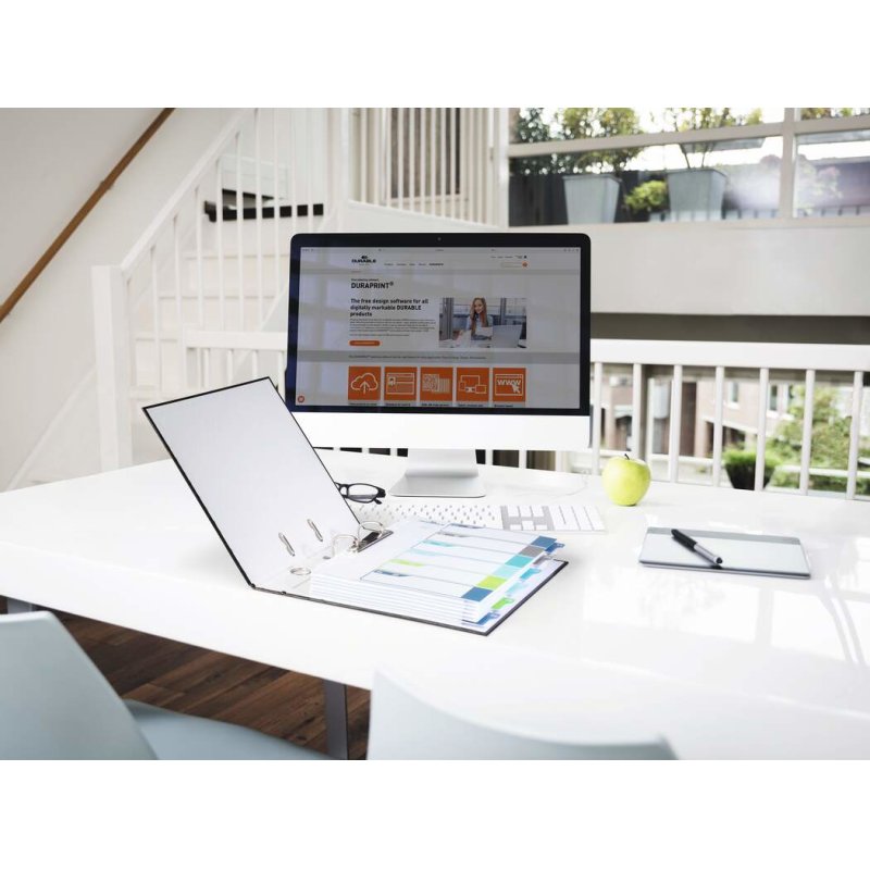 DURABLE Intercalaire en plastique, numérique, A4 , 6 touches