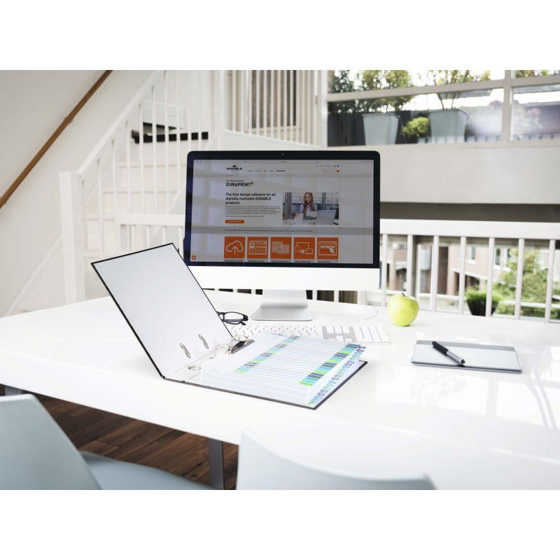 Durable 679727 tab index Blank tab index Polypropylene (PP) Multicolour