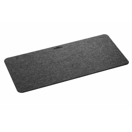Durable 708158 desk pad PET felt Charcoal