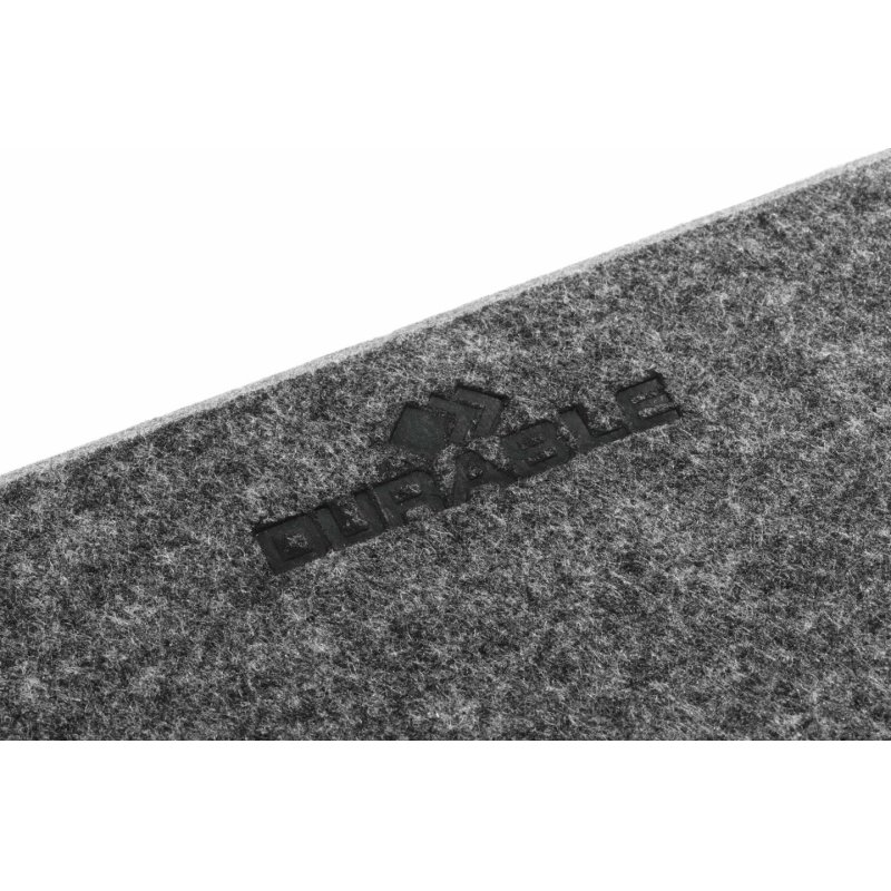 Durable 708158 desk pad PET felt Charcoal