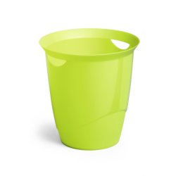 DURABLE Corbeille à papier TREND, 16 litres, rond, vert