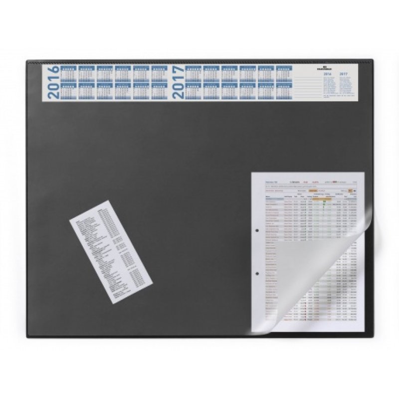 Durable 7204-01 desk pad Black