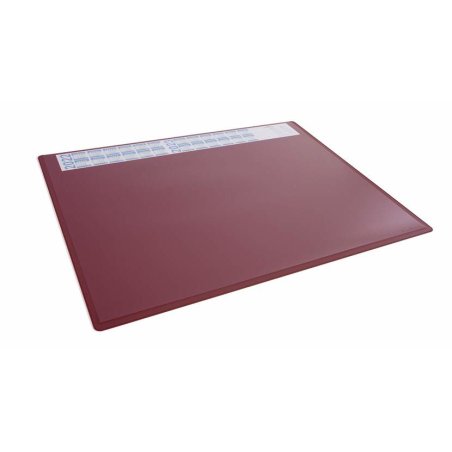 DURABLE Sous-main avec calendrier, PP, rouge