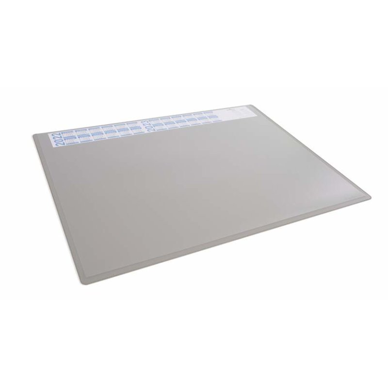 DURABLE Sous-main avec calendrier, PP, gris
