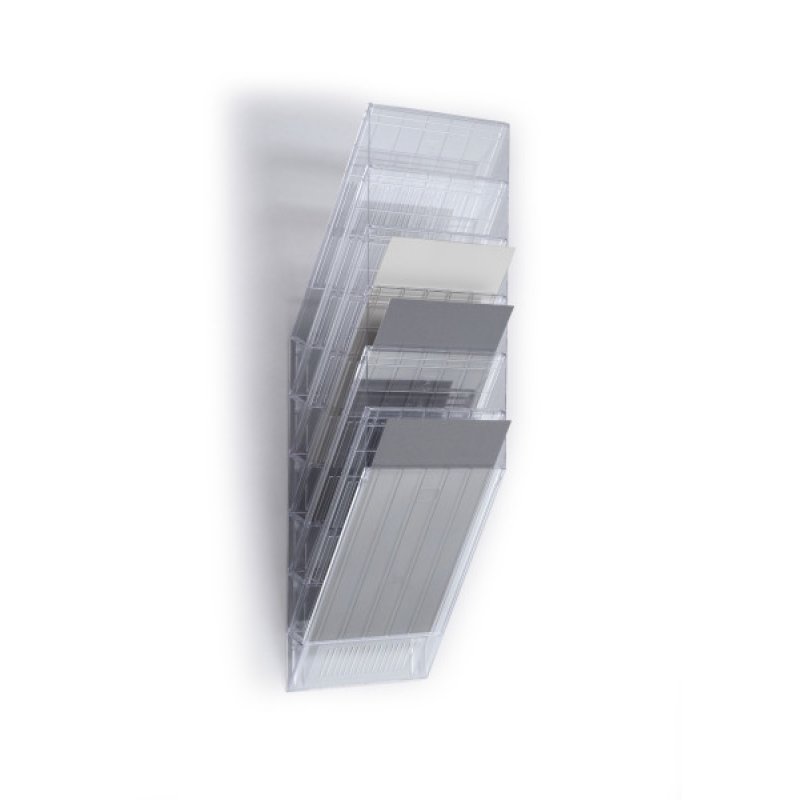DURABLE Set porte-brochures mural "FLEXIBOXX 6", A4