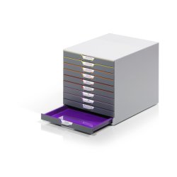 DURABLE Module de classement VARICOLOR 10, avec 10 tiroirs