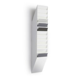 Durable FLEXIBOXX literature rack 12 shelves White