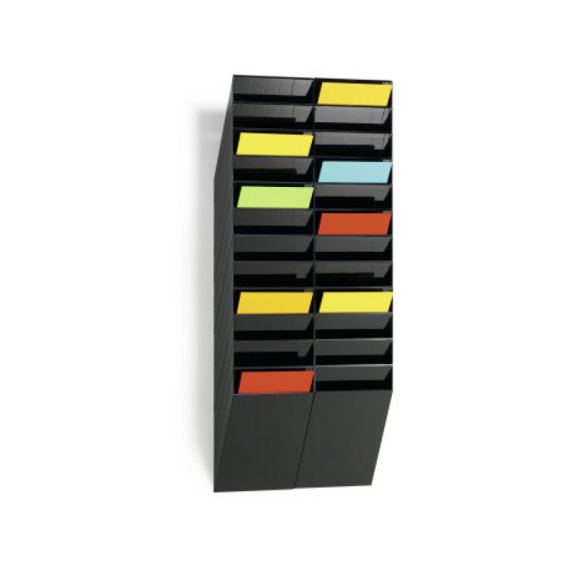 DURABLE Set de porte-brochure mural "FLEXIBOXX 12", A4