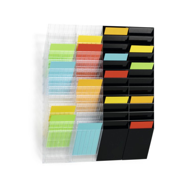 Durable FLEXIBOXX Présentoir à livres 12 étagères Transparent