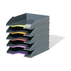 Durable VARICOLOR Plastique Anthracite, Multicolore