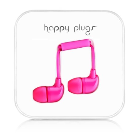 Happy Plugs In-Ear Casque Avec fil Ecouteurs Appels/Musique Rose