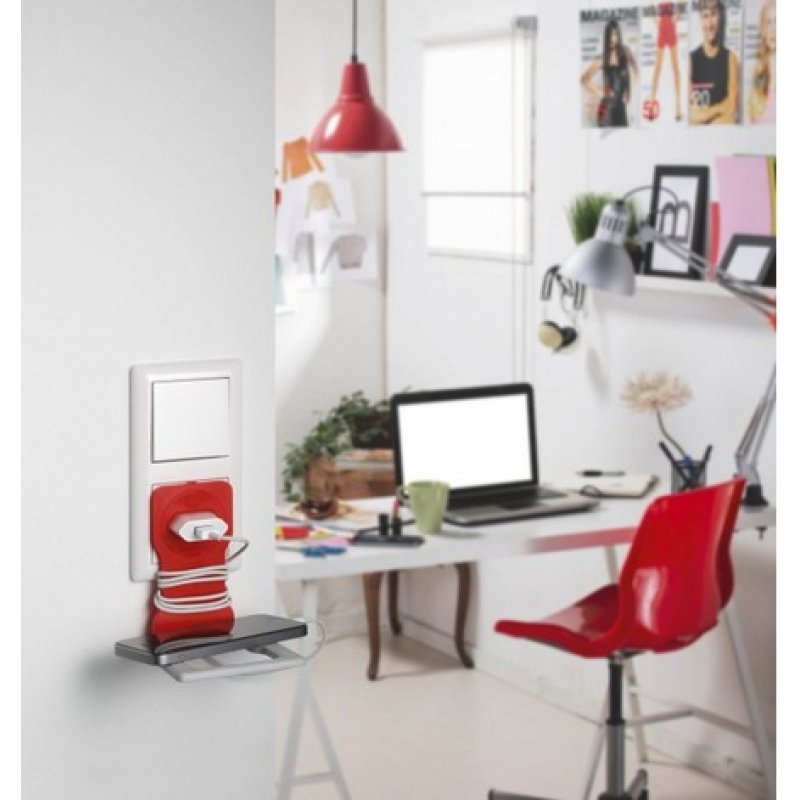 Durable 7735-03 Support passif Mobile/smartphone Rouge