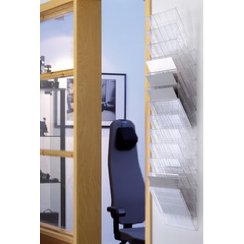 DURABLE Porte-brochures mural "FLEXIBOXX 12", A4 paysage
