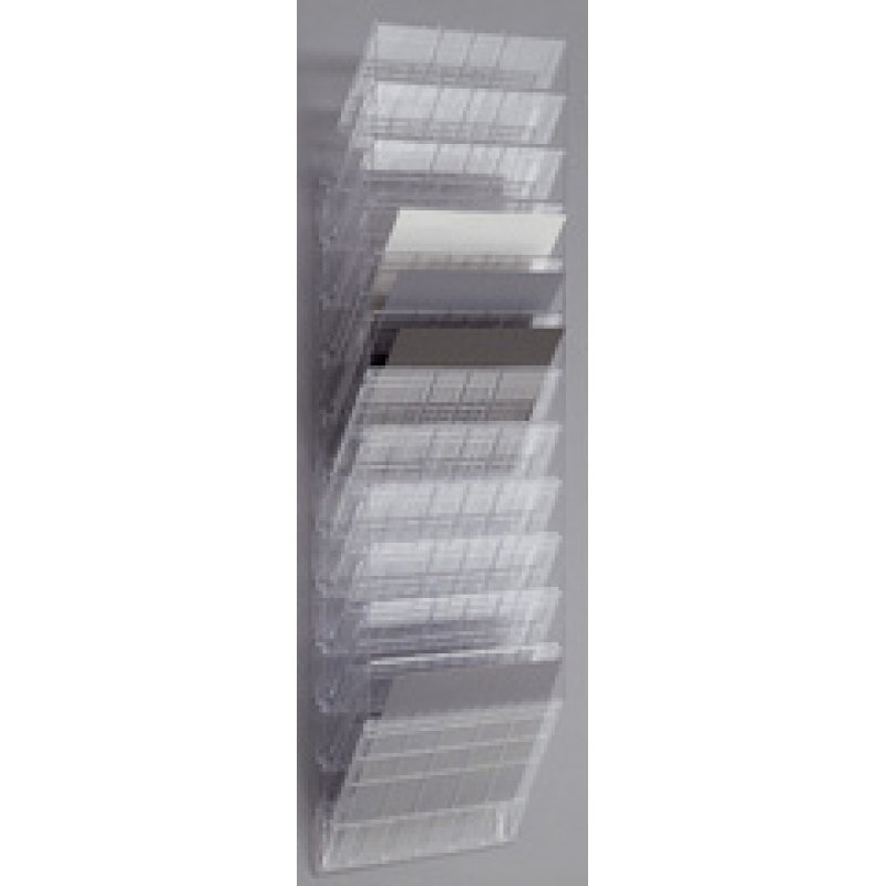 DURABLE Porte-brochures mural "FLEXIBOXX 12", A4 paysage