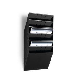 Durable 1709785060 literature rack Black