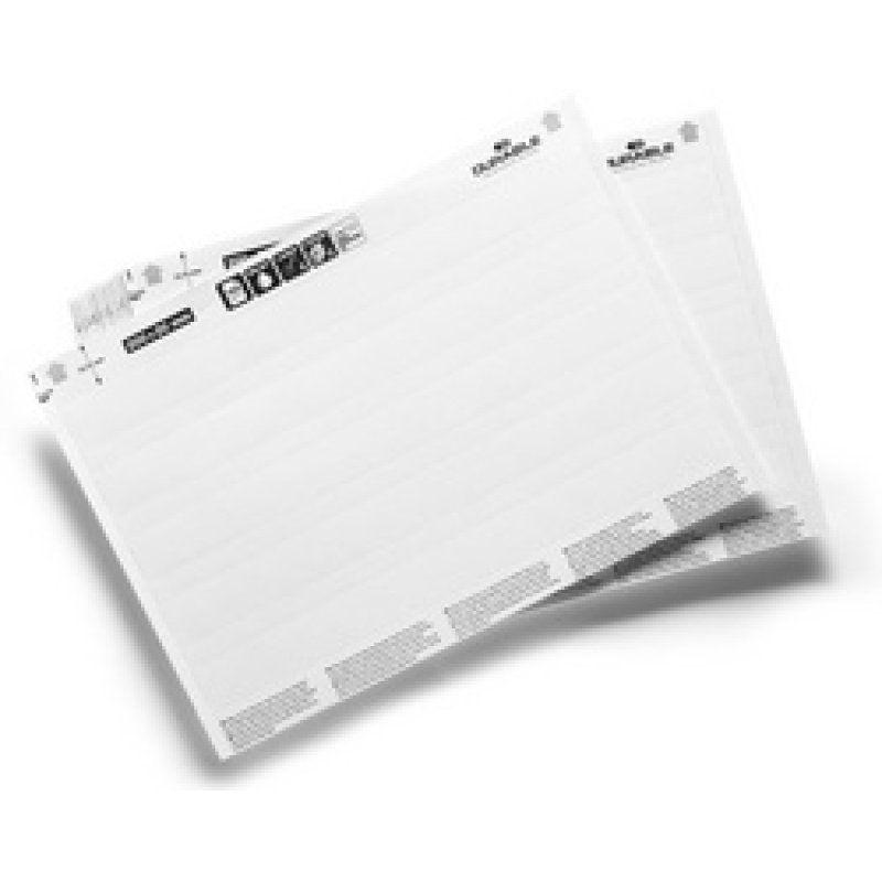 DURABLE Etiquettes d'insertion "LABEL REFILL", 200 x 20 mm