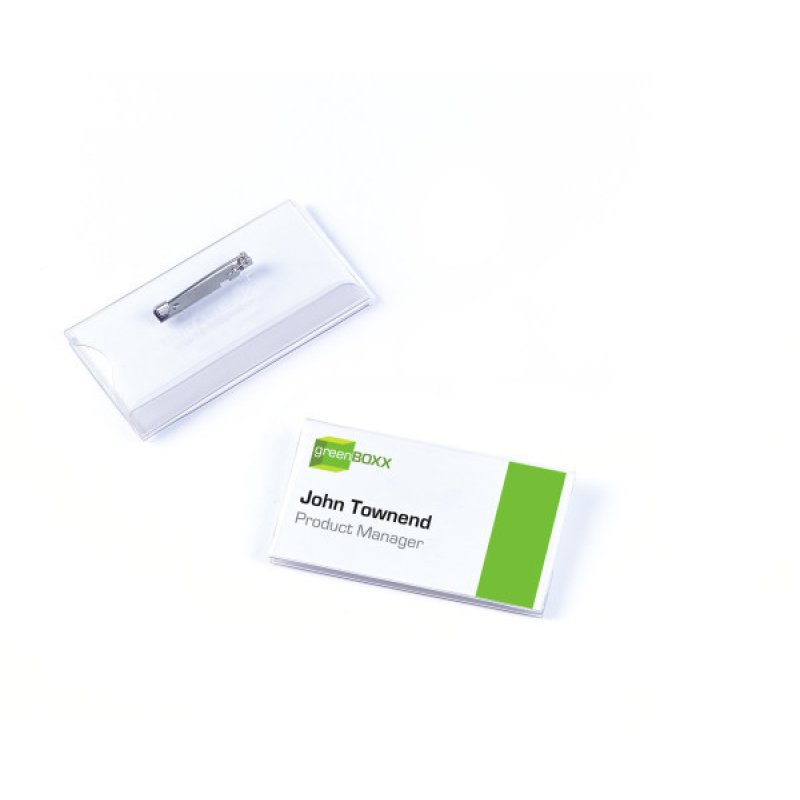 Durable 800119 identity badge/badge holder Plastic 100 pc(s)