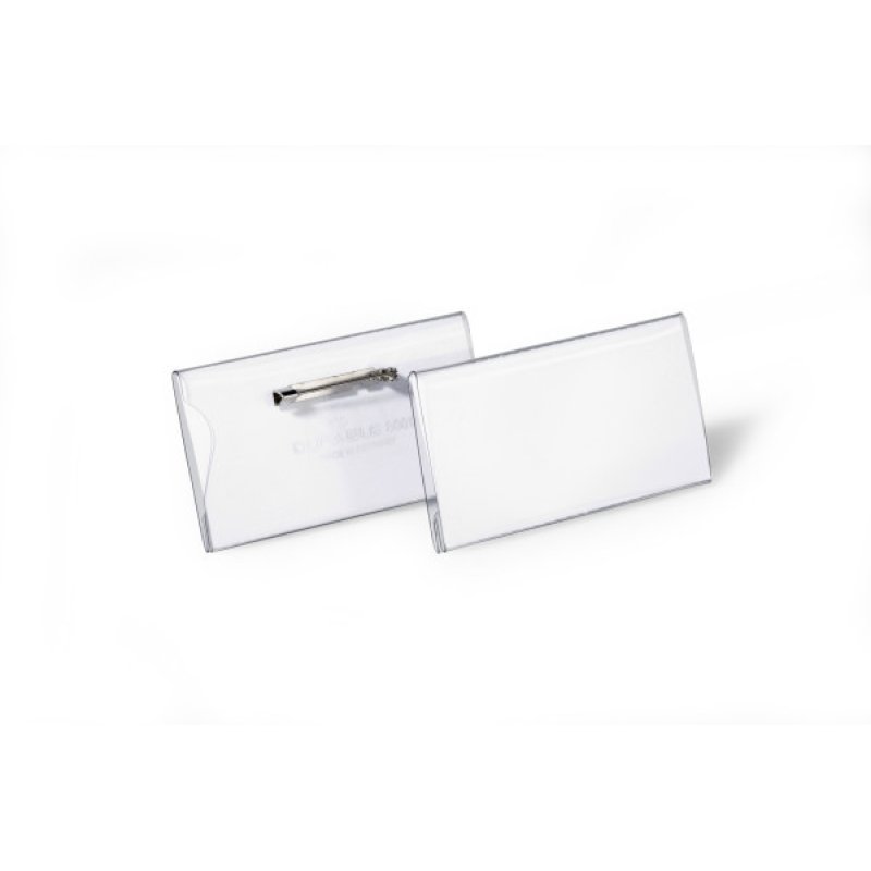 Durable 800119 badge et porte-badges Badge nominatifs Plastique 100 pièce(s)