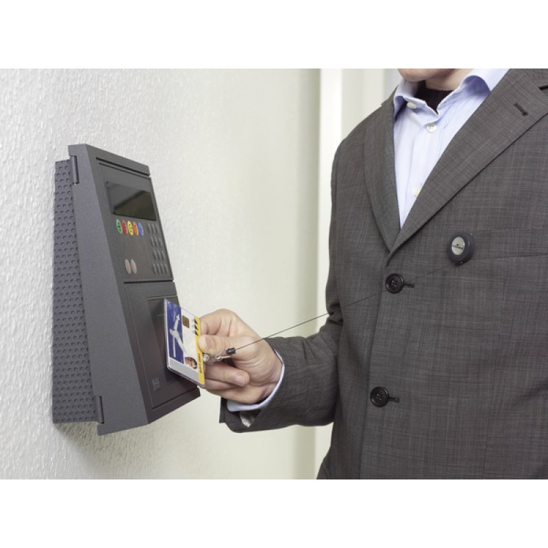 DURABLE Porte-badge, en PVC souple, 85 x 54 mm