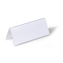 DURABLE Chevalet porte-nom, forme de toit, en carton solide