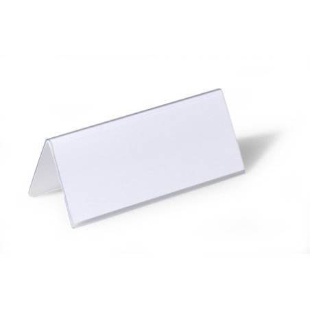 DURABLE Chevalet porte-nom, forme de toit, en carton solide