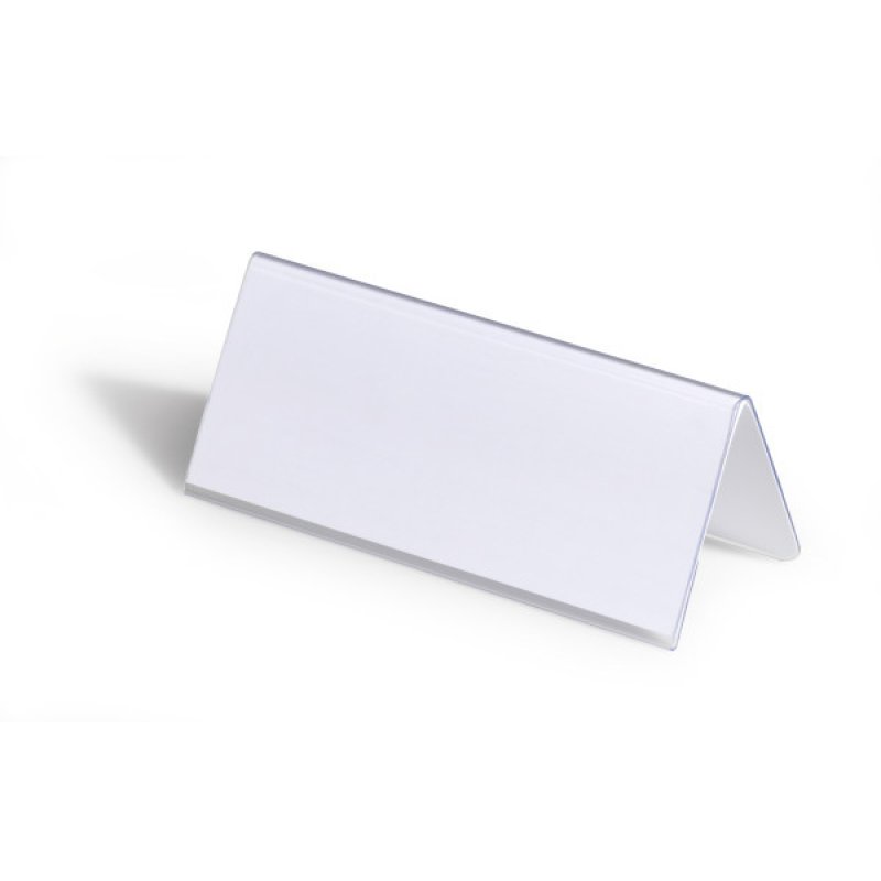 Durable 805019 plaque non-métallique Transparent