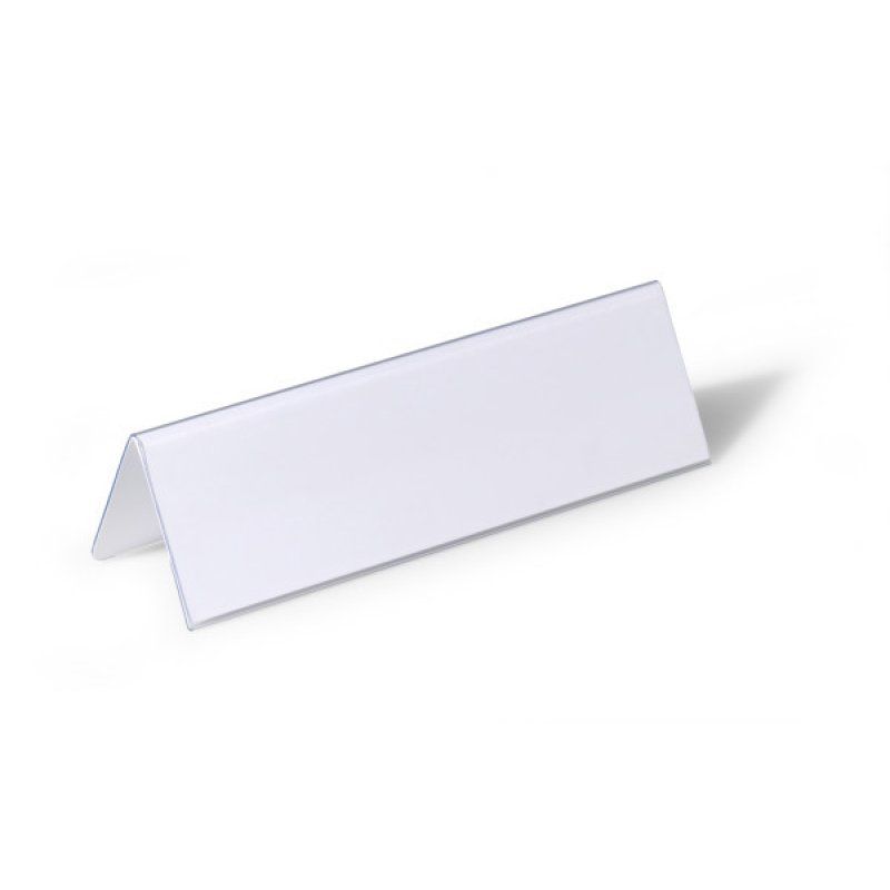 Durable 805219 non-metallic nameplate Transparent