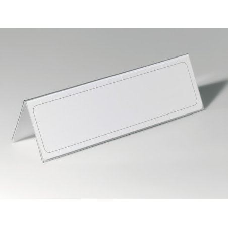 Durable 8053-19 plaque non-métallique Transparent