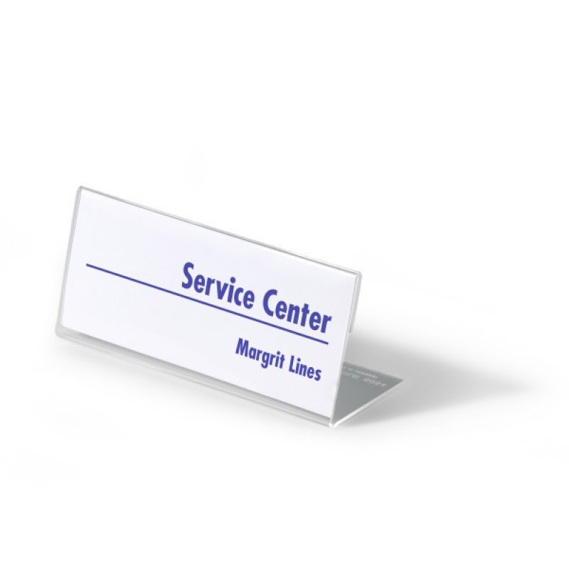 Durable 805419 nameplate Acrylic Rectangle