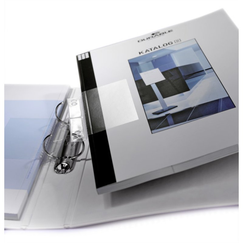 DURABLE Attache Filefix maxi, 60 x 100 mm, transparent