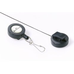 DURABLE Porte-badge avec mousqueton, anthracite