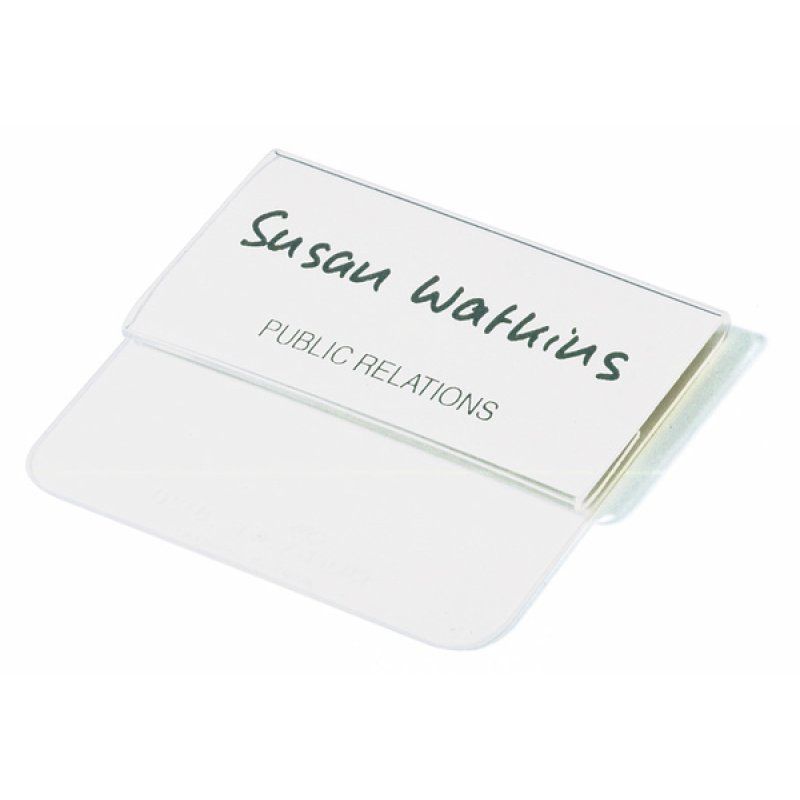 DURABLE Porte-badge, avec languette, 75 x 40 mm