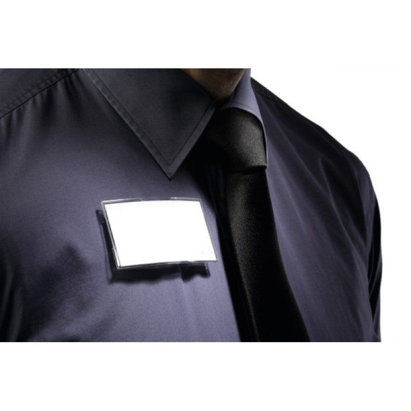 DURABLE Badge KONVEX, avec aimant, 75 x 40 mm