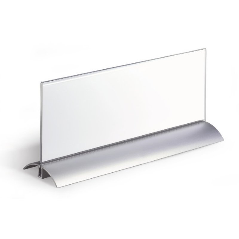 Durable 820319 nameplate Acrylic, Aluminium Rectangle