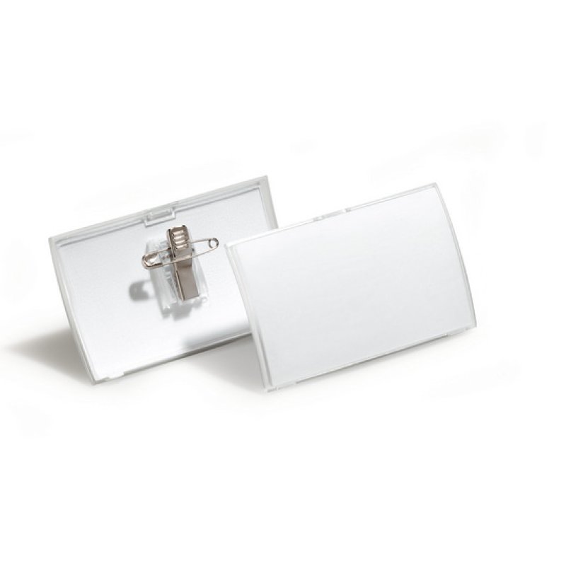 DURABLE Porte-badge Click Fold, avec pince combi, 75 x 40 mm