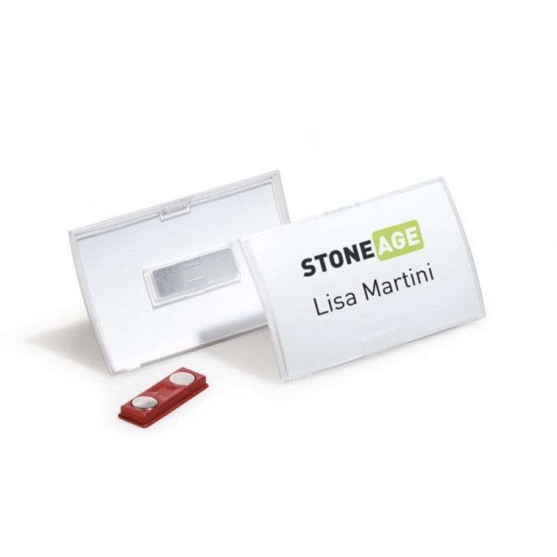 Durable Click Fold Badge nominatifs Polypropylène (PP) 10 pièce(s)