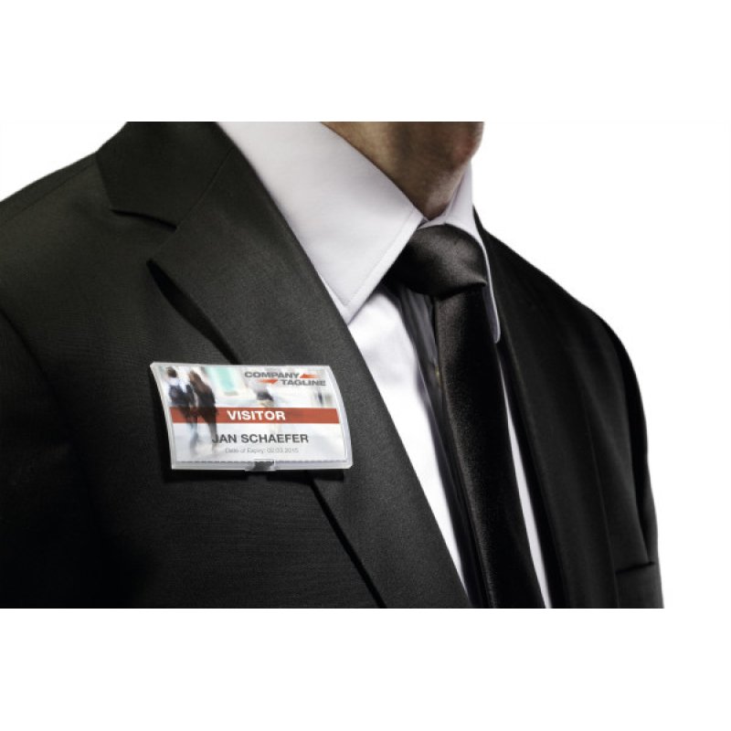 DURABLE Badge Click Fold, avec aimant, 75 x 40 mm