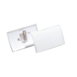 DURABLE Porte-badge Click Fold, avec pince combi, 90 x 54 mm