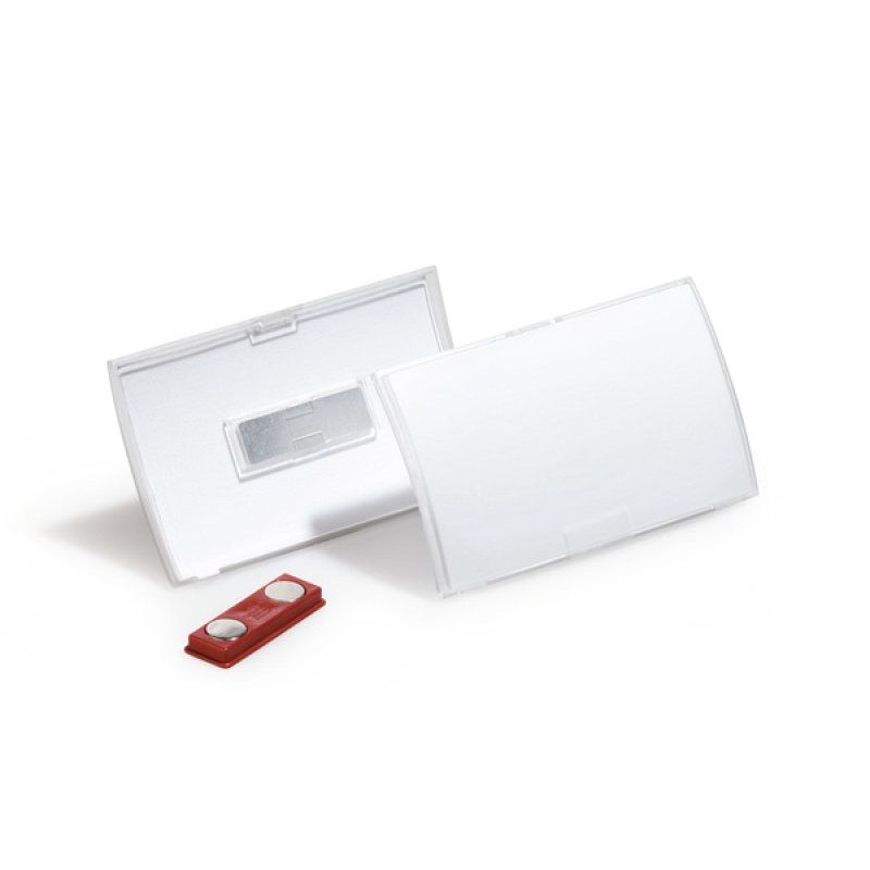 DURABLE Badge Click Fold, avec aimant, 90 x 54 mm, flexible