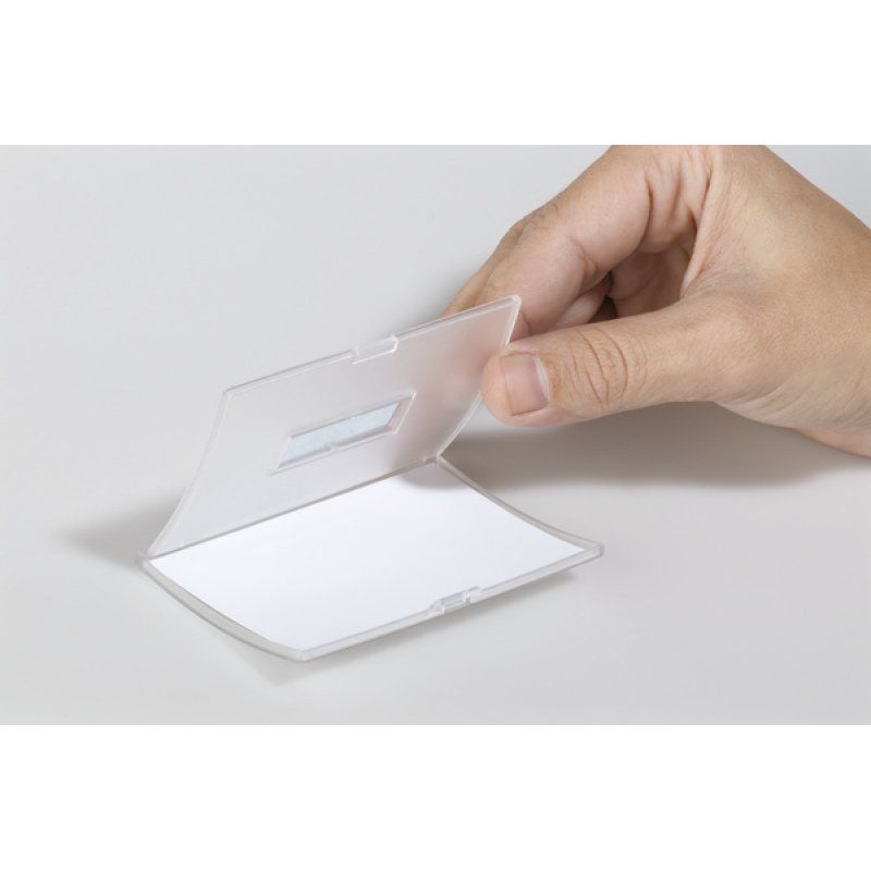 DURABLE Badge Click Fold, avec aimant, 90 x 54 mm, flexible