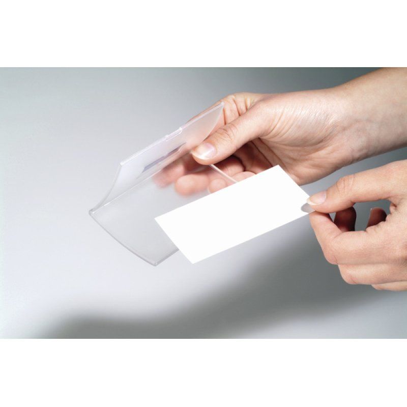 DURABLE Badge Click Fold, avec aimant, 90 x 54 mm, flexible