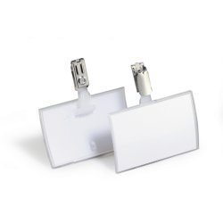 DURABLE Porte-badge Click Fold, avec clip, 90 x 54 mm