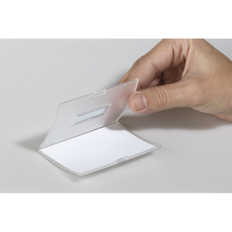 DURABLE Porte-badge Click Fold, avec clip, 90 x 54 mm