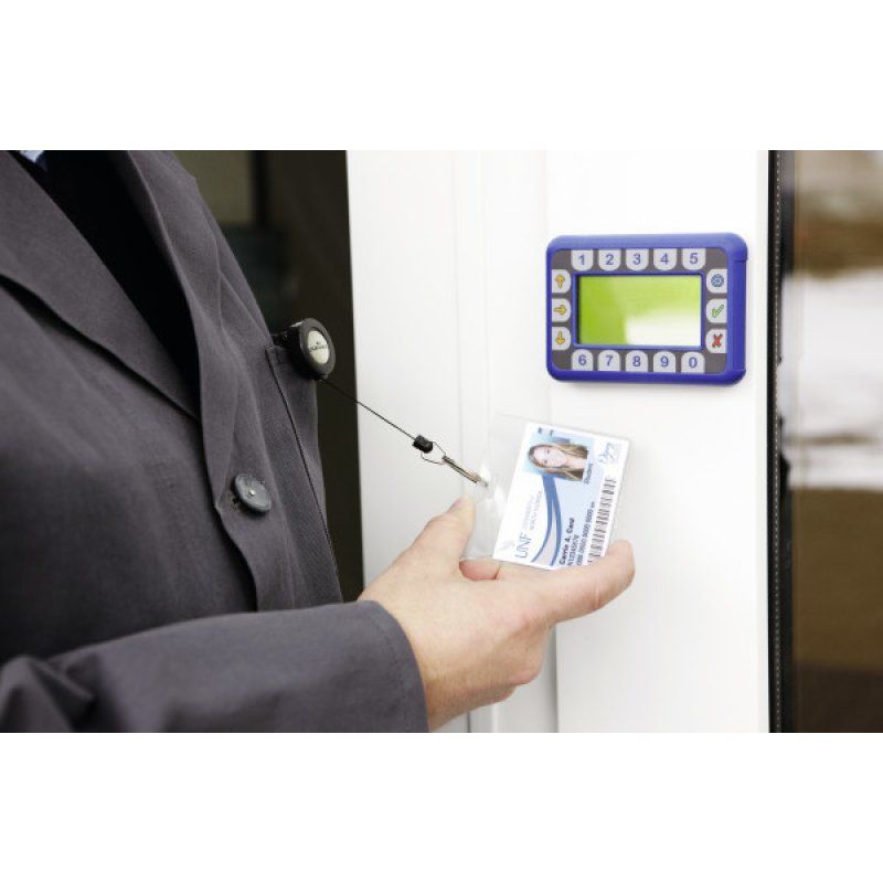 Durable 822258 badge holder accessory Badge reel Charcoal 10 pc(s)