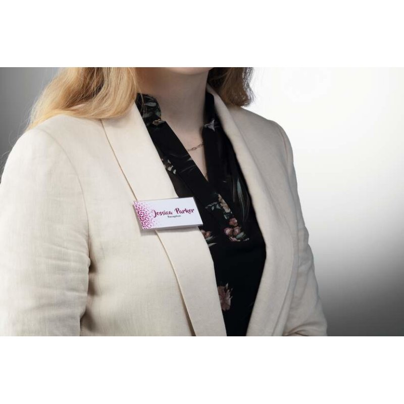 DURABLE Porte-badge à aimant, 75 x 40 mm, anti-rotation