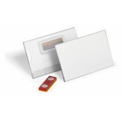 DURABLE Porte-badge à aimant, 90 x 54 mm, anti-rotation
