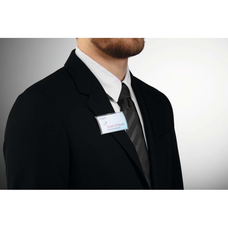 DURABLE Porte-badge Click Fold, 75 x 40 mm, anti-rotation