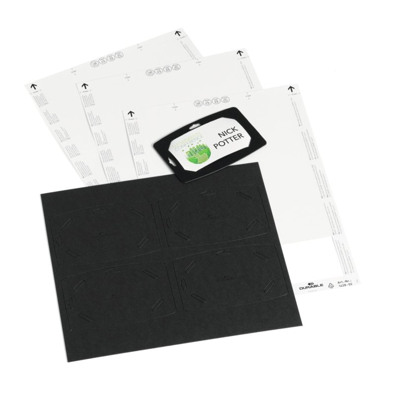 Durable 827301 identity badge/badge holder Cardboard